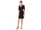 Bebe Lace Illusion Logo Dress (black) Women's Dress