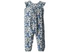 Ralph Lauren Baby Floral Flutter-sleeve Coverall (infant) (brant Point Floral) Girl's Jumpsuit & Rompers One Piece