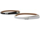 Nike Sleek Modern 2 For 1 Skinny (white/black) Women's Belts