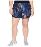 Nike Dry Tempo Print Short (size 1x-3x) (crimson Pulse/black/black/wolf Grey) Women's Shorts