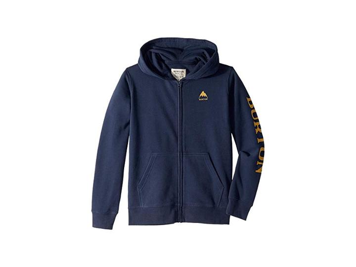 Burton Kids Elite Full-zip Hoodie (little Kids/big Kids) (mood Indigo) Boy's Clothing