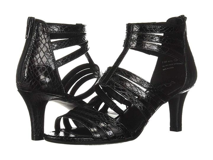 A2 By Aerosoles Pastel (black Snake) Women's Sandals