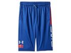 Under Armour Kids Usa Shorts (big Kids) (american Blue/green Typhoon/silver) Boy's Shorts