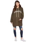 Project Social T Hungover Oversized Hoodie (black Olive) Women's Sweatshirt