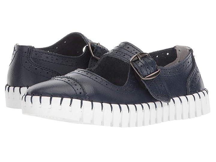 Bernie Mev. Kids Twk75 (little Kid/big Kid) (navy) Girl's Shoes