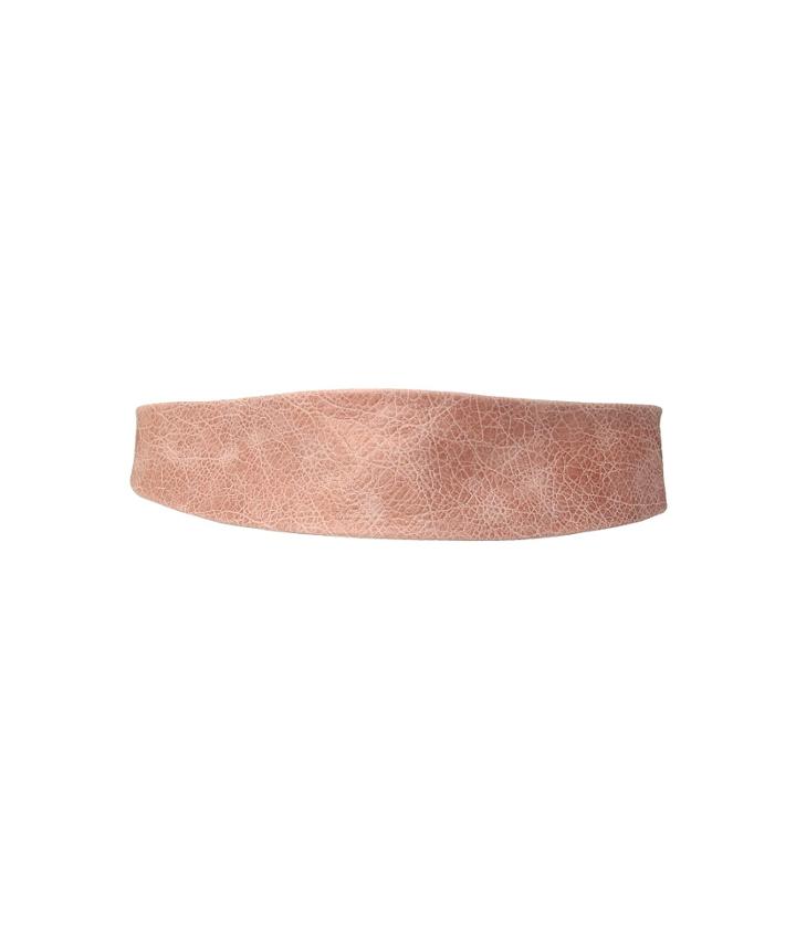Ada Collection Naomi Belt (textured Pink) Women's Belts