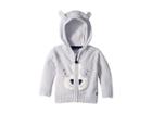 Joules Kids Chenille Zip Through Sweater (infant) (grey Dog) Boy's Sweater