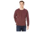Ag Adriano Goldschmied Siris Crew Sweatshirt (sulfur Rich Carmine) Men's Sweatshirt