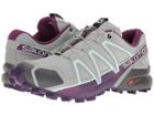 Salomon Speedcross 4 (quarry/acai/fair Aqua) Women's Shoes