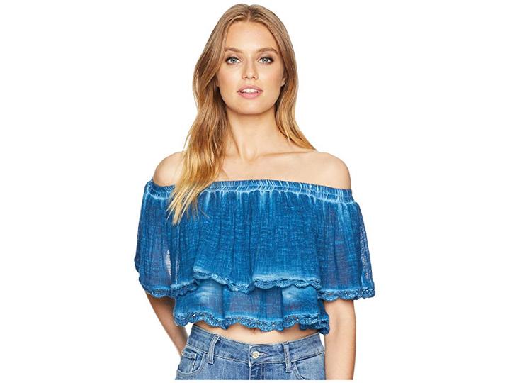 Rip Curl Dream Beam Top (mid Blue) Women's Clothing