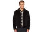 Naked & Famous Stretch Corduroy Sherpa Jacket (black) Men's Coat