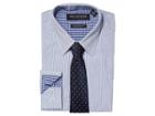 Nick Graham Fine Line Stripe (blue) Men's Clothing