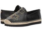 Michael Michael Kors Hastings Espadrille (black Nappa/shiny Metallic Snake/starry Night Inlay) Women's Shoes