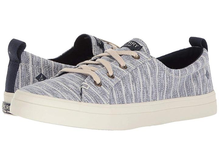 Sperry Crest Vibe Painterly Stripe (navy) Women's Shoes