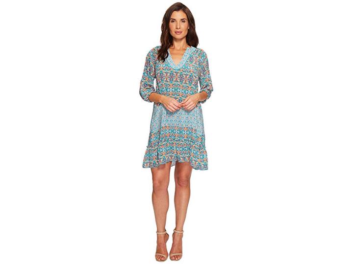 Tolani Dolly Tunic Dress (turquoise) Women's Dress