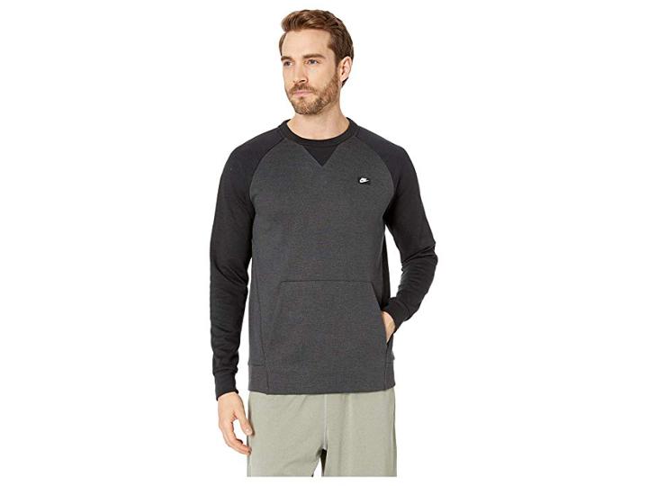 Nike Nsw Optic Crew (black/heather/black) Men's Clothing