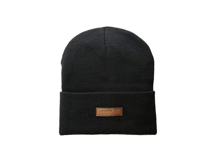 Obermeyer Fold-over Knit Hat (black) Caps