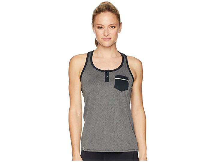 Pearl Izumi Escape Singlet (smoked Pearl Twill/black) Women's Clothing