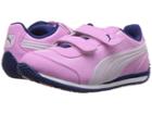 Puma Kids Speed Lightup Power V (little Kid) (orchid/winsome Orchid/sodalite Blue) Girl's Shoes
