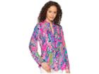 Lilly Pulitzer Sarasota Tunic Top (multi Gumbo Limbo) Women's Clothing
