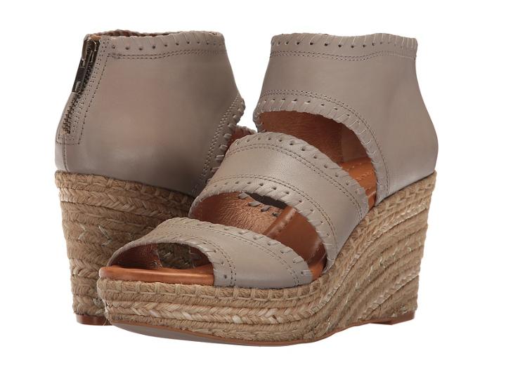 Cc Corso Como Joyce (grey Brushed Leather) Women's Sandals