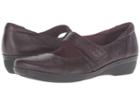 Clarks Everlay Kennon (aubergine Leather) Women's  Shoes