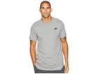 Nike Nsw Tee Alt Hem Futura T-shirt (carbon Heather/obsidian) Men's T Shirt