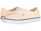 Vans Authentictm ((checkerboard) Apricot Ice/classic White) Skate Shoes