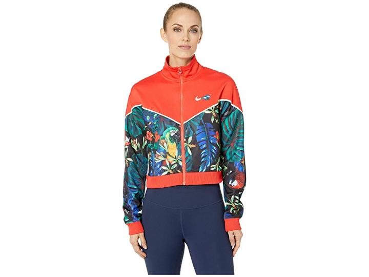 Nike Nike Sportswear Jacket Full Zip Hyper Femme (light Crimson/black/white) Women's Coat