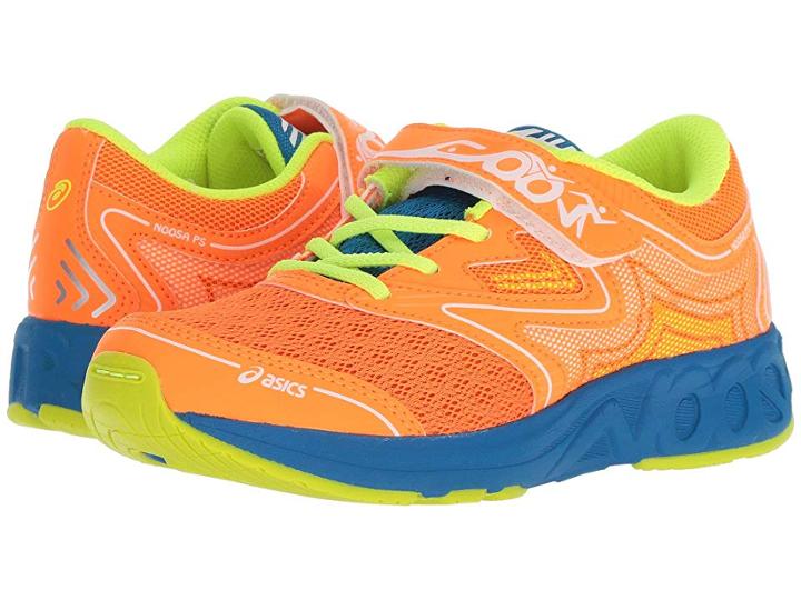 Asics Kids Noosa Ps (toddler/little Kid) (shocking Orange/flash Yellow) Boys Shoes