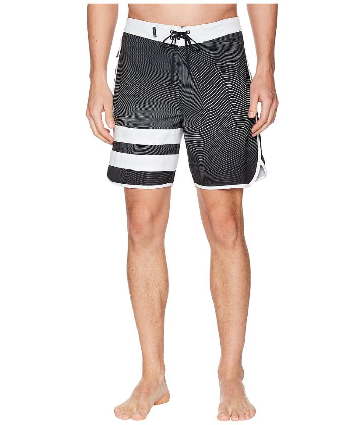 Hurley Phantom Static Block Party 18 Boardshorts (black) Men's Swimwear