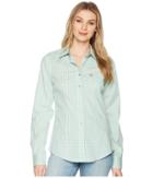 Cinch Cotton Plain Weave Plaid (mint) Women's Clothing