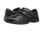 Hush Puppies Luthar Henson (black Leather) Men's Hook And Loop Shoes