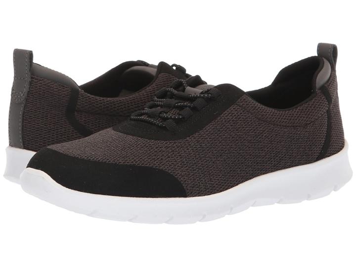 Clarks Step Allena Bay (dark Grey Mesh) Women's Shoes