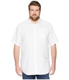 Columbia Big Tall Mossy Trail Short Sleeve Shirt (white) Men's Short Sleeve Button Up