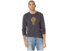 Life Is Good I Have Ideas Crusher Long Sleeve T-shirt (heather Night Black) Men's T Shirt
