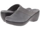 Softwalk Murietta (graphite/dark Graphite Distressed Nubuck Leather) Women's Clog Shoes