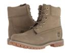 Timberland 6 Premium Boot (light Green Nubuck 2) Women's Lace-up Boots