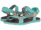Merrell Around Town Sunvue Woven (turquoise) Women's Shoes