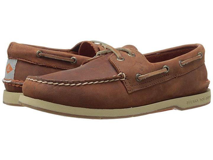 Sperry Captain's A/o 2-eye (tan) Men's Lace Up Casual Shoes