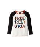 True Religion Kids Painted Tee Shirt (big Kids) (white) Girl's T Shirt