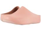 Fitflop Shuvtm Leather (dusky Pink) Women's Clog Shoes