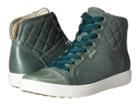 Ecco Soft 7 Quilted High Top (frosty Green/frosty Green) Women's Lace Up Casual Shoes