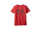 Under Armour Kids Ua Football Lockup Short Sleeve Tee (big Kids) (red/reflective/black) Boy's T Shirt