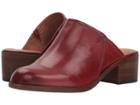 Frye Claire Mule (red Clay Waxed Full Veg) Women's Clog/mule Shoes
