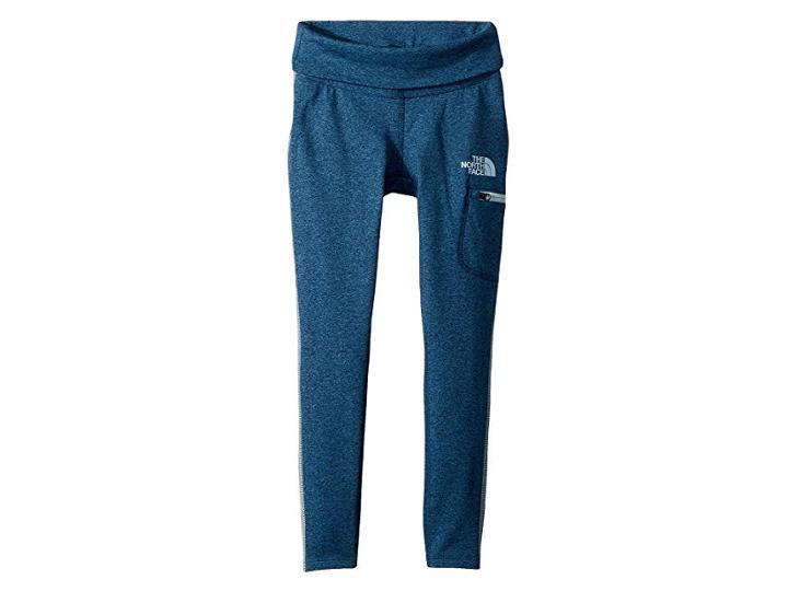 The North Face Kids Pamilia Leggings (little Kids/big Kids) (blue Wing Teal Heather) Girl's Casual Pants