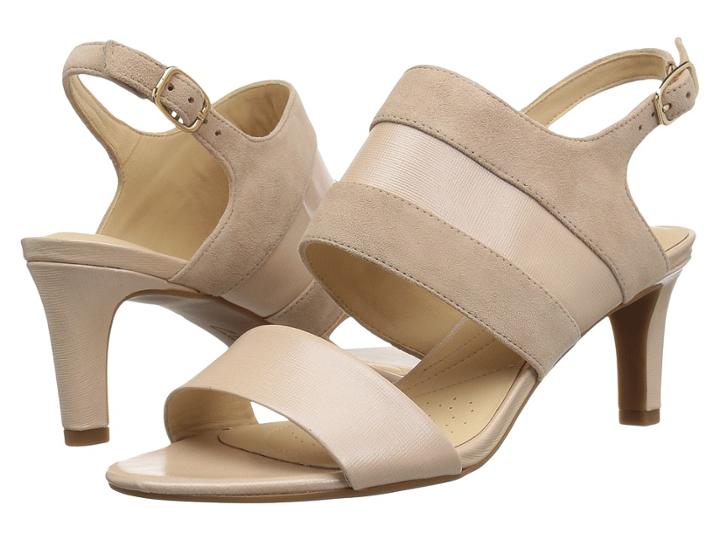 Clarks Laureti Joy (cream Combination Leather) High Heels
