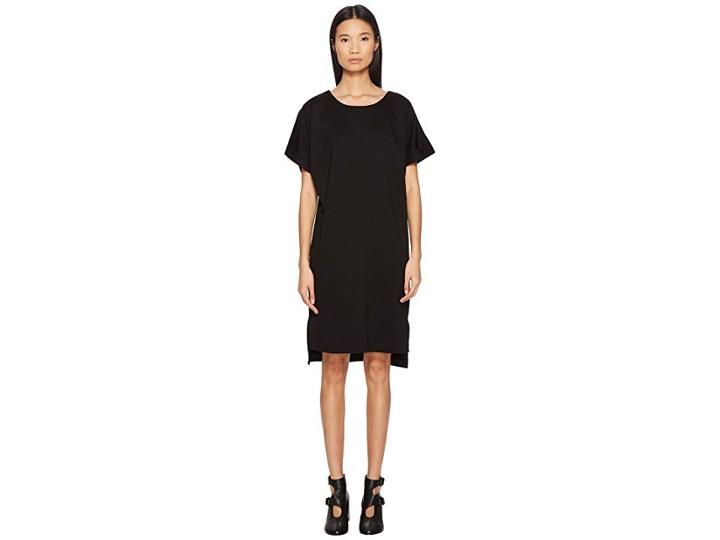 Y's By Yohji Yamamoto Belt Dress (black) Women's Dress