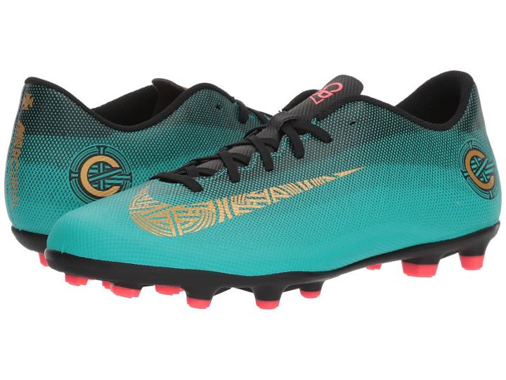 Nike Vapor 12 Club Cr7 Mg (clear Jade/metallic Vivid Gold/black) Men's Soccer Shoes