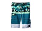 Quiksilver Kids Slab Island Boardshorts (toddler/little Kids) (atlantic Deep) Boy's Swimwear